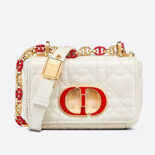 Dior Women Micro Dioramour Dior Caro Bag Cannage Calfskin with Heart Motif