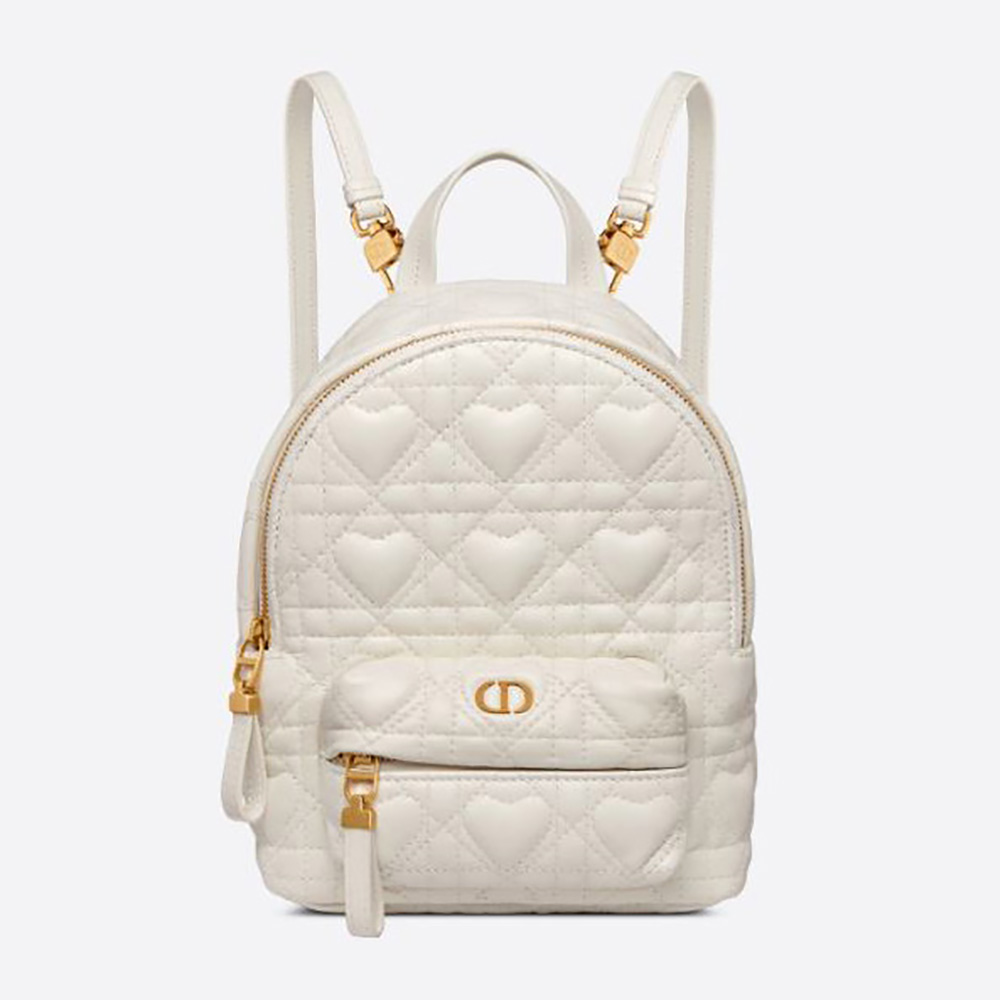 white dior backpack