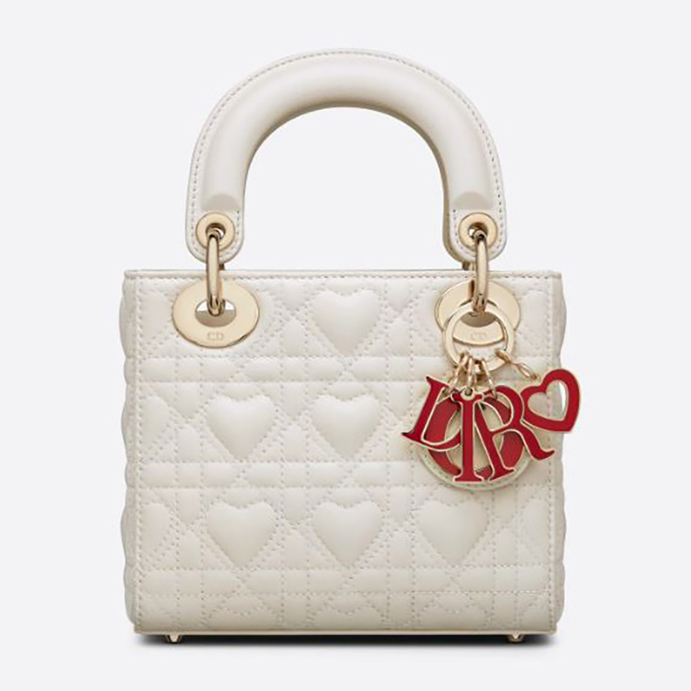 dior heart purse