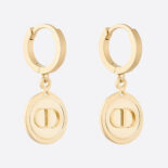 Dior Women Petit CD Earrings Gold-Finish Metal