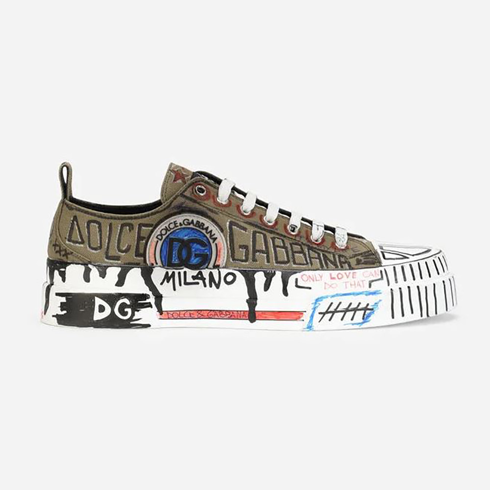 dolce gabbana graffiti sneakers