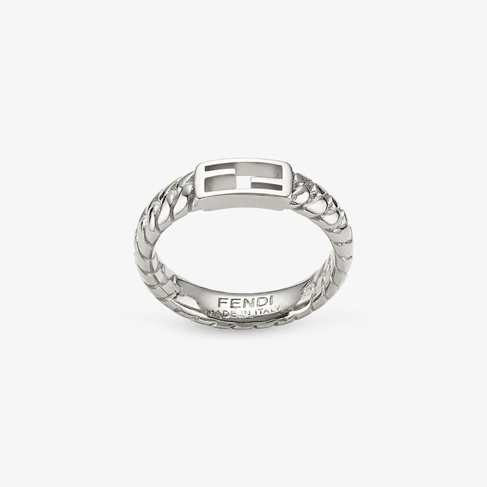 fendi gold and silver ring