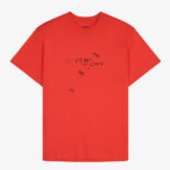 Givenchy Men Oversized T-Shirt with Trompe-L oeil Effect-Red