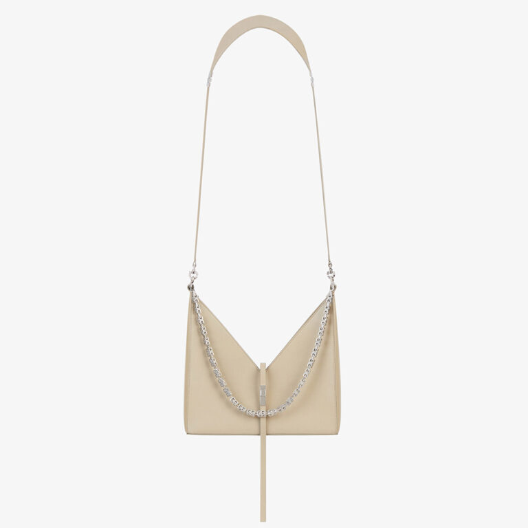 Givenchy Women Small Cut Out Bag in Box Leather with Chain