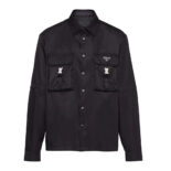 Prada Women Defined by an Oversized Fit and Large Patch Pocket with Strap Re-Nylon Shirt