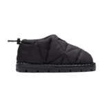Prada Women Padded Nylon Slip-on Shoes-Black