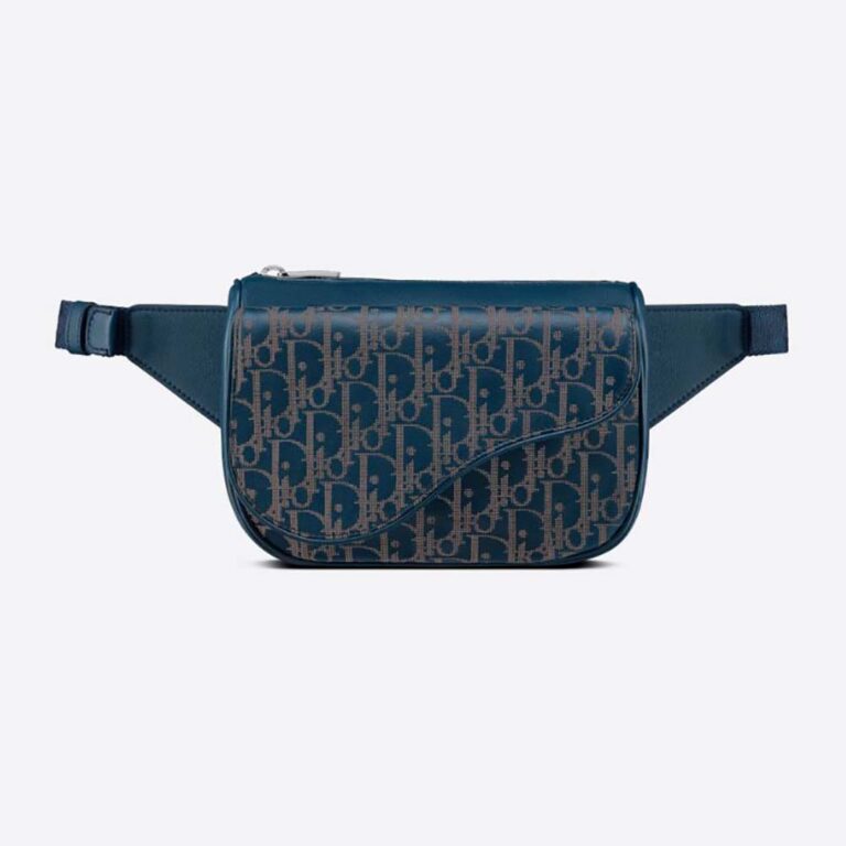 Dior Men World Tour Saddle Belt Bag Dior Oblique Galaxy Leather