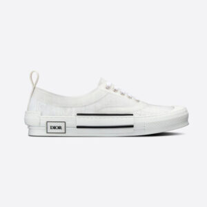 Dior Women B23 Low-Top Sneaker White Dior Oblique Canvas