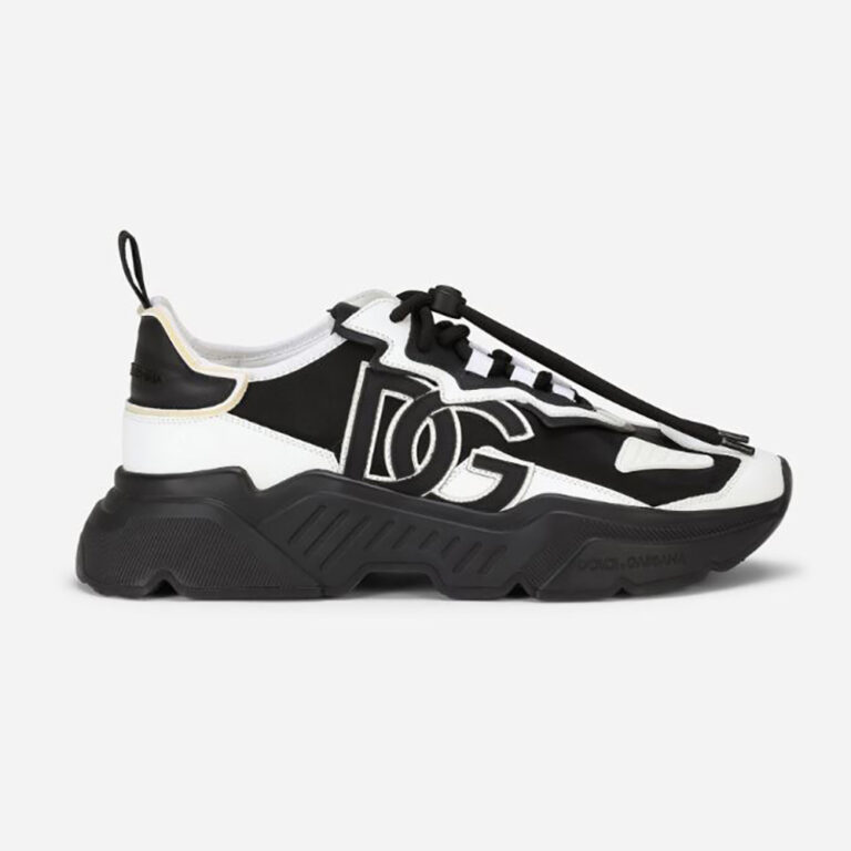 Dolce Gabbana D&G Men Mixed-Materials Daymaster Sneakers