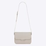 Saint Laurent YSL Women LE Pave Satchel in Smooth Leather-White