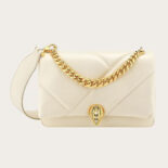 Bvlgari Women Serpenti Cabochon Crossbody Bag-white