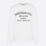 Dior Men Christian Dior Atelier T-Shirt White Cotton Jersey