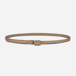 Dior Women Bobby Belt Warm Taupe Smooth Calfskin 12 MM
