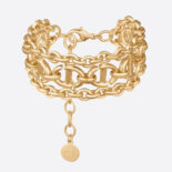 Dior Women CD Navy Bracelet Gold-Finish Metal