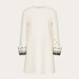 Valentino Women Embroidered Crepe Couture Dress