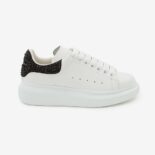 Alexander Mcqueen Women White Smooth Calf Leather Oversized Sneaker