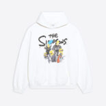 Balenciaga Women Simpsons Tm and 20th Television Hoodie Wide Fit in White