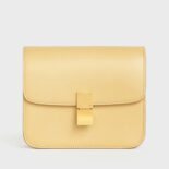 Celine Women Teen Classic Bag in Box Calfskin-Yellow