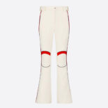 Dior Women Dioralps Flared Ski Pants White Technical Fabric