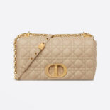 Dior Women Large Dior Caro Bag Supple Cannage Calfskin