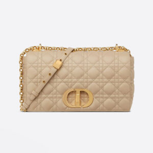 Dior Women Large Dior Caro Bag Supple Cannage Calfskin