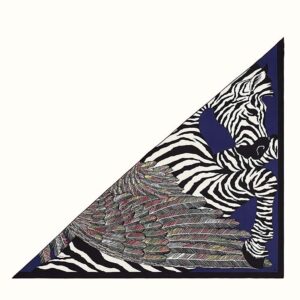 Hermes Women Zebra Pegasus Giant Triangle