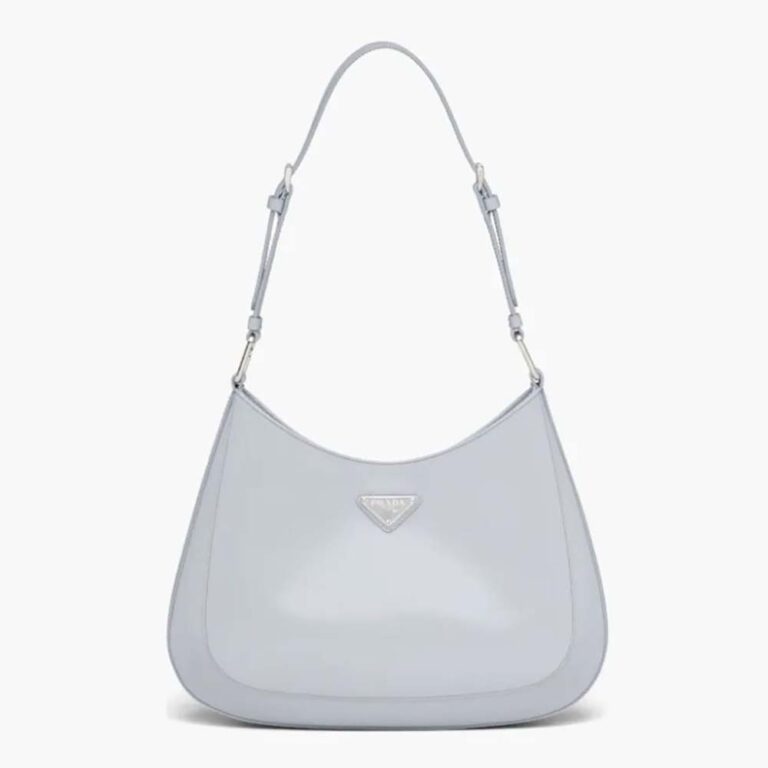 Prada Women Cleo Brushed Leather Shoulder Bag