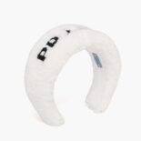 Prada Women Terrycloth Headband with A Beguiling Rounded Design