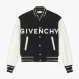 Givenchy Women Bomber in Wool and Leather