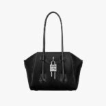 Givenchy Women Mini Antigona Lock Bag in Box Leather-Black