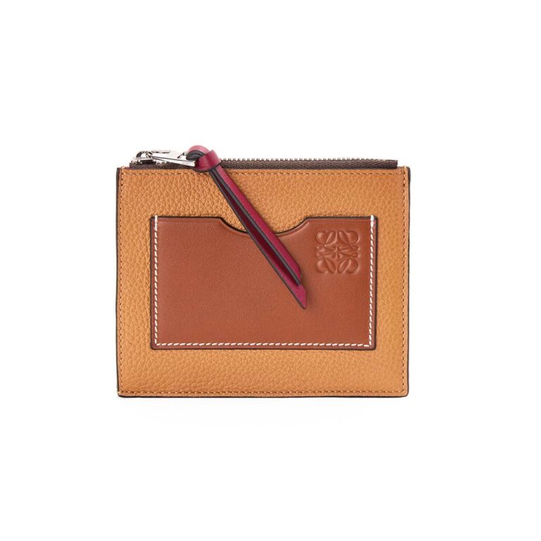 Loewe Women Coin Cardholder in Soft Grained Calfskin