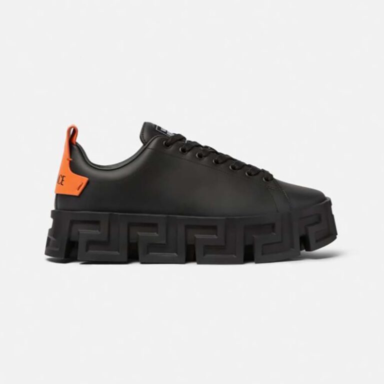 Versace Men Greca Labyrinth Trainers-Black