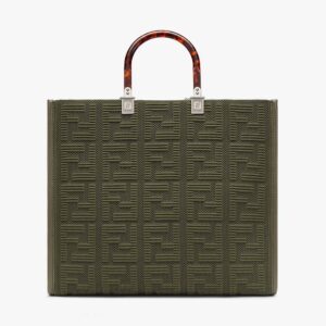 Fendi Women Sunshine Medium FF Fabric Shopper