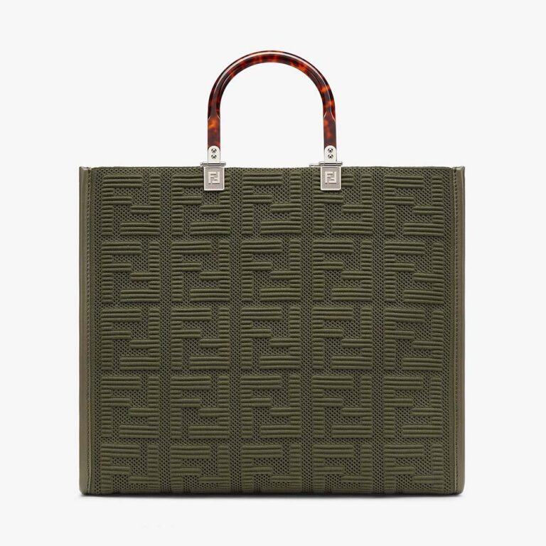 Fendi Women Sunshine Medium FF Fabric Shopper