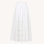 Chloe Women High-Waisted Embroidered Mid-Length Skirt