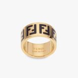 Fendi Women FF Ring Gold-Colored Ring