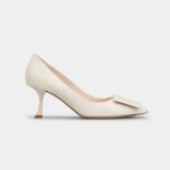 Roger Vivier Women Viv In The City Pumps in Patent Leather-White