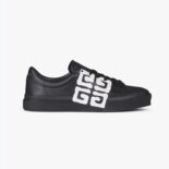 Givenchy Men Sneakers City Sport in 4g Print Leather-Black