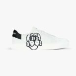Givenchy Men Sneakers City Sport in Leather with Tag Effect Dog Print-White