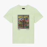 Givenchy Women Slim Fit T-shirt in Jersey with Reaper Patch-Lime