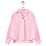 Loewe Women Anagram Pyjama Blouse in Cotton-Pink