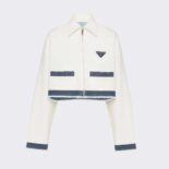 Prada Women Typical Selvedge Denim Jacket-White