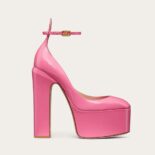 Valentino Women Garavani Tan-Go Platfom Pump in Patent Leather 155 mm-Pink