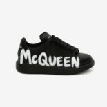 Alexander Mcqueen Unisex Online Exclusive Mcqueen Graffiti Oversized Sneaker in Blackwhite