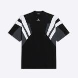 Balenciaga Men Sporty B Tracksuit T-Shirt in Black
