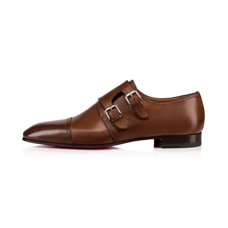 Christian Louboutin Men Mortimer in Calf Leather-Brown