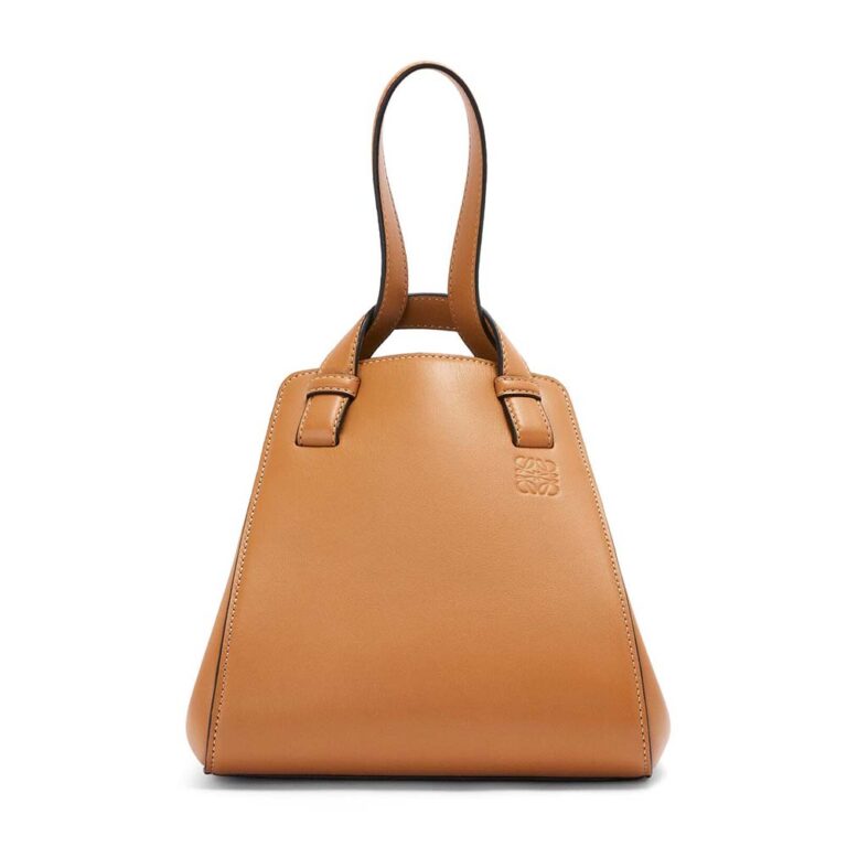 Loewe Women Hammock Nugget Bag in Nappa Calfskin-Brown