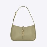 Saint Laurent YSL Women Le 5 A 7 Hobo Bag in Smooth Leather-Green