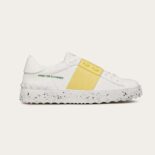 Valentino Unisex Open for A Change Sneaker in Bio-Based Material-Yellow
