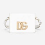 Dolce Gabbana D&G Women Calfskin Crossbody 3.5 Bag-White